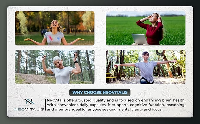 AI Brain Nootropic Supplement for Focus, Memory & Mental Clarity Improvement Capsules for Men & Women, Caffeine-Free Daily Cognitive Support with Bacopa, Alpha GPC & Vitamin B6, 60 Vegetarian Capsules