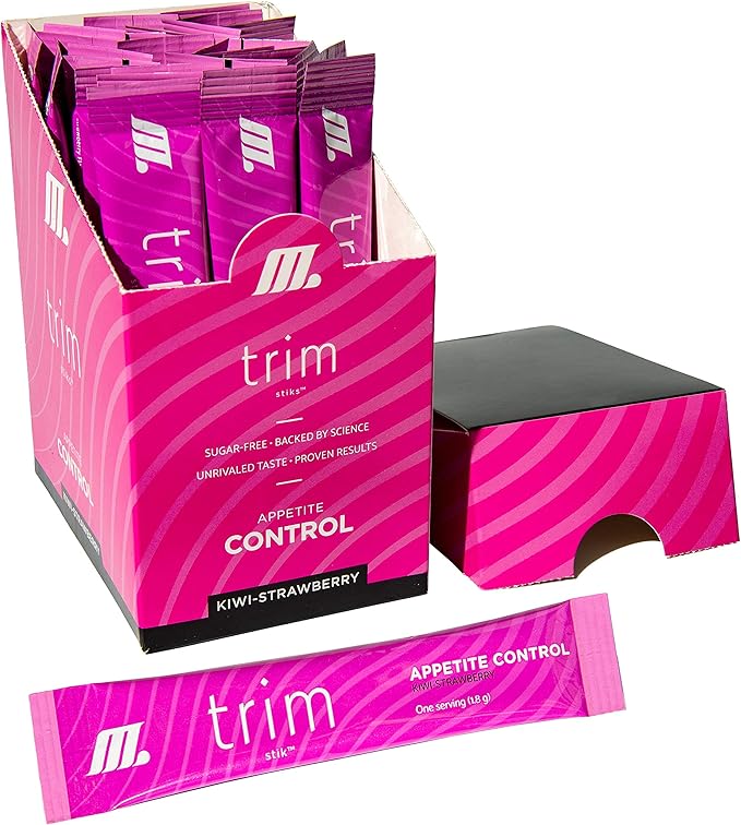 Nu Kai Wellness Trim Stick with Gift, 30 ct.- up to 60 Servings - Delicious Kiwi Strawberry Beverage - Low-Calorie - Formerly Slim Stix