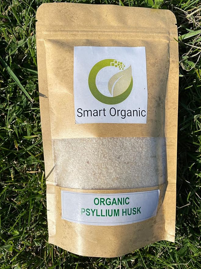 Smart Organic, Organic Psyllium Husk, Keto Friendly, Vegan, Gluten-Free, USDA Certified Organic, Non-GMO, Soluble & Insoluble Fiber Source 8 Ounce.