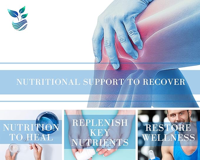 Dietary Supplement - with Vitamin D3, Calcium HMB, Zinc & Bromelain - Support Post Surgery Recovery, Workout, Sports & Exercise Injuries - Natural Immunity Booster - 120 Capsules per Bottle