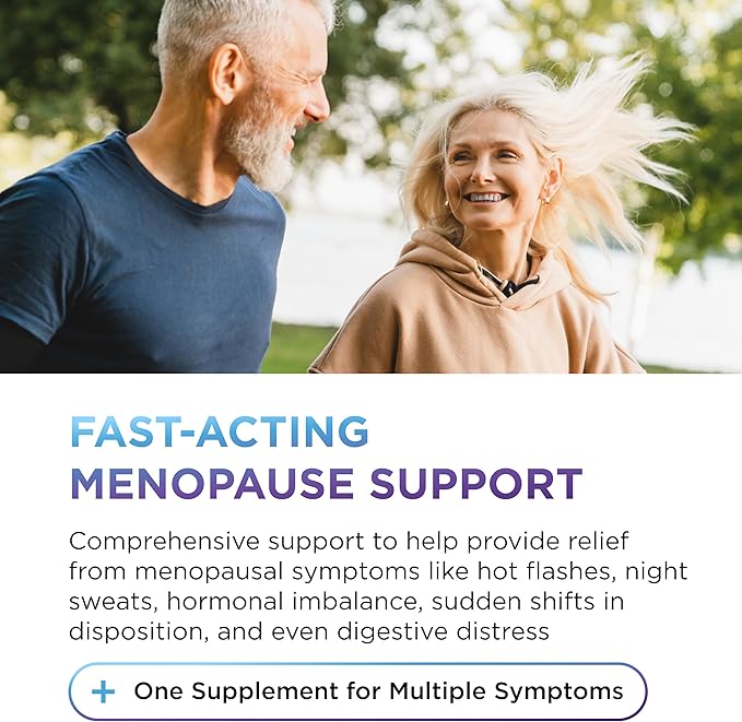 DR. EMIL NUTRITION Menopause Supplements for Women - Multi-Symptom Menopause Relief for Hot Flashes, Night Sweats & Mood Swings - Menopause Support Pills with Black Cohosh - 30 Day Supply