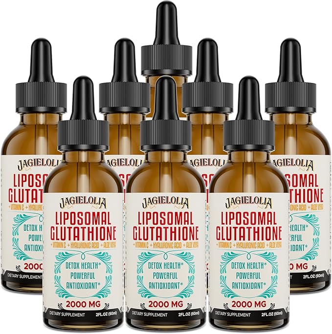 2000MG Liposomal Glutathione Liquid, Made in The USA, Glutathione Supplement with Antioxidant Complex - Immune System, Energy, Aging Defense, High Absorption, 16 Floz
