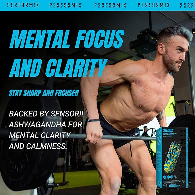 PERFORMIX SST Cuts Super Strength Technology - Energy, Focus & Mood - Nootropic, Caffeine, Zychrome & Teacrine - Pre Workout Supplement for Men & Women - 80 Servings