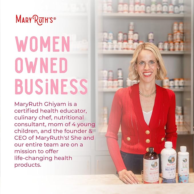 MaryRuth's Women's Multivitamin Gummies | Ages 14+ | Immune Support Daily Women's Multivitamin | Skin Health | Gummy Vitamins for Women | Sugar-Free | Vegan | Non-GMO | 60 Count