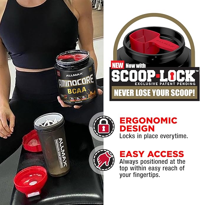 ALLMAX Nutrition AMINOCORE BCAA, Pineapple Mango - 945 g Powder - 8.18 Grams of Branched Chain Amin Acids Per Serving - with B Vitamins - No Fillers or Non-BCAA Aminos - Sugar Free - 90 Servings