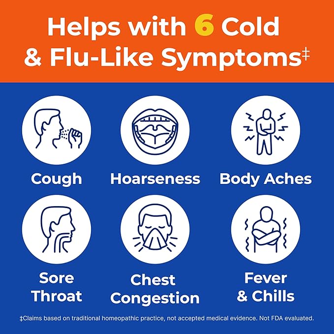Zicam Cold & Flu-Like Symptoms with Echinacea and Sambucus, Homeopathic, Zinc, Cooling Peppermint Flavor, Helps with Cold Symptoms, 20 Tablets