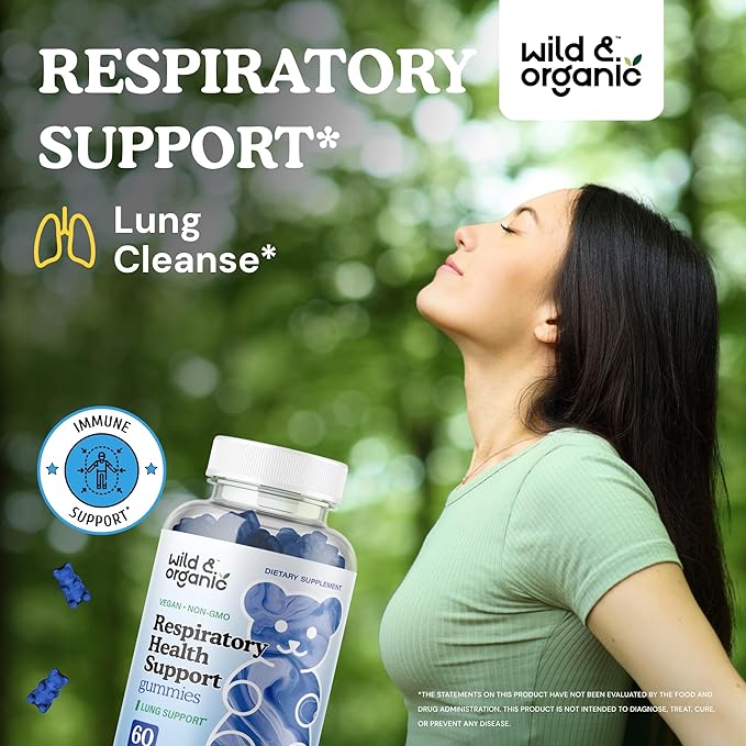 Wild & Organic Immune Support Gummies & Lung Detox Gummies
