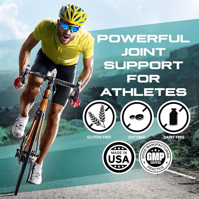 Granite Joint Care: Premium UC-II Collagen, Turmeric Curcumin C3, AKBA Boswellia + More - All-in-One Support for Joint Mobility, Comfort & Strength (60ct)
