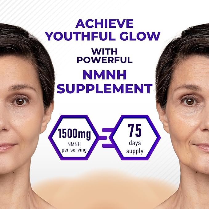 High Potency NMNH with Resveratrol, Quercetin, Green Tea, Milk Thistle, Turmeric & Rhodiola Rosea – Supports Cellular Wellness & Anti-Aging* – Made in The USA