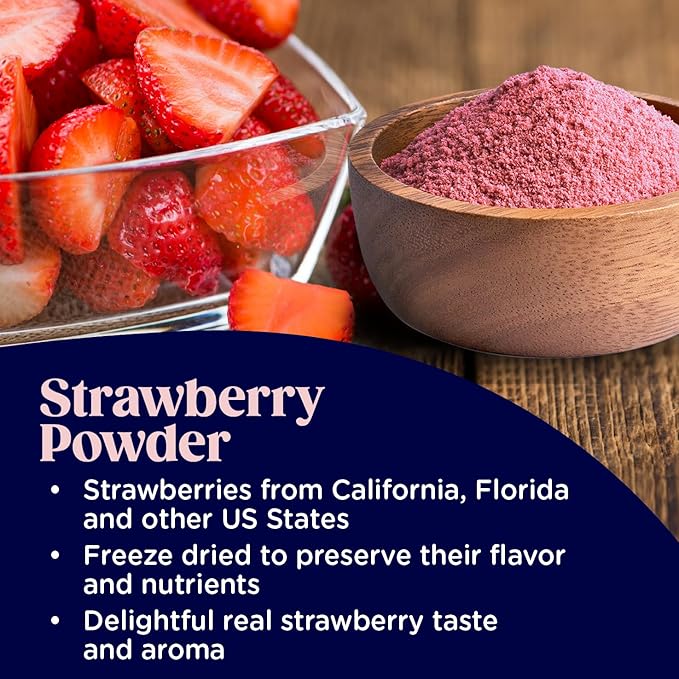 Enchant Collagen Shake powder, Strawberry Banana flavor, 20g Grass Fed Collagen Peptides, blended with Avocado Oil Creamer, source of Omega9 Fats+Fiber, Promotes Hair, Skin,Bone & Joint Health,0.84 lb
