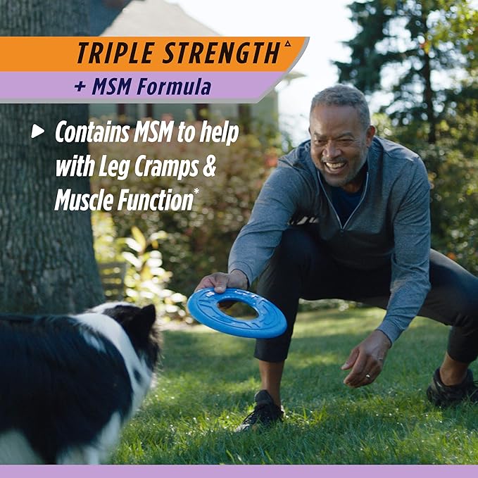 Osteo Bi-Flex Triple Strength(5) with MSM, Glucosamine Joint Health Supplement, Coated Tablets, 80 Count (Pack of 2)