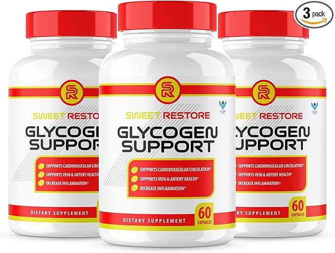 (3 PACK) Sweet Restore Glycogen Support Capsules, Sweet Restore Joint Support, SweetRestore Glycogen Support Pills, SweetRestore Joint Support Formula Blood Vessel Cleaner Reviews - 3 Month Supply