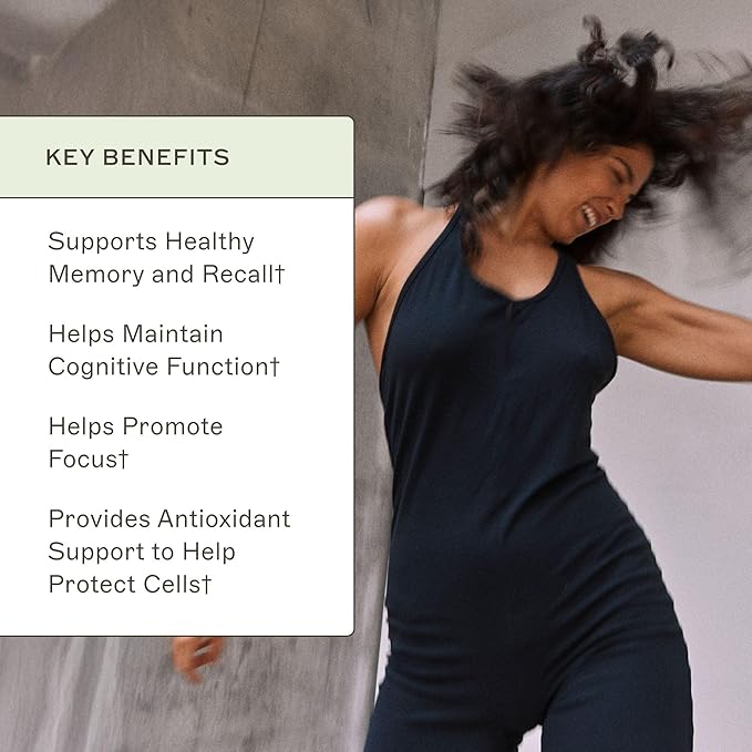 Amy Myers MD NeuroLive - Brain Cell Membrane Supplement - Aid Brain Tissue Health with Vitamin B6 & Ginkgo - Support Supplement for Healthy Vasculature & Blood Flow - 120 Capsules (60 Servings)