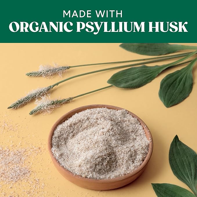 Bellway Super Fiber Capsules - USDA Organic Psyllium Husk Capsules - Daily Psyllium Husk Fiber Supplement for Digestive Health and Regularity - Plant Based, Non-GMO, Kosher - 160 Capsules