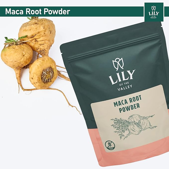 Lily of the Valley Maca Root Powder - Great Superfood for Breakfast, Smoothies & Baking - Premium Grade - Gelatinized for Easy Digestion - Vegan & Gluten-Free - Packed in Resealable Pouch (8oz, 226g)