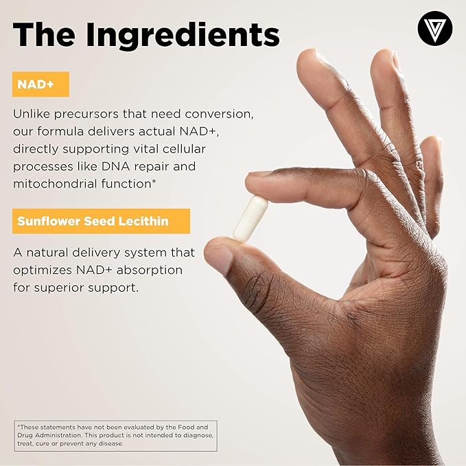Vital Vitamins Resveratrol Capsules + NAD+ Supplement