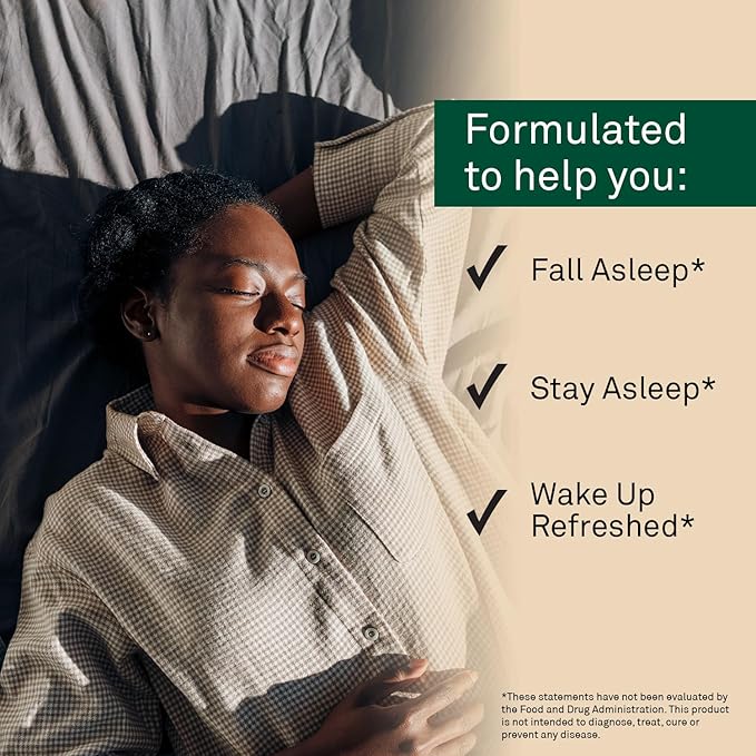 Sleep Support with Sustained-Release Melatonin | Includes L-Theanine and Ashwagandha | Promotes Relaxation and Sleep Quality | Supports Stress Management | Use Before Bedtime | 30 Capsules