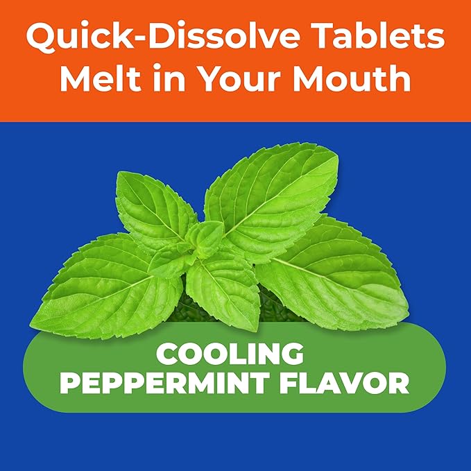 Zicam Cold & Flu-Like Symptoms with Echinacea and Sambucus, Homeopathic, Zinc, Cooling Peppermint Flavor, Helps with Cold Symptoms, 20 Tablets