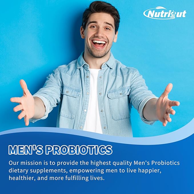 Probiotics for Men, 100 Billion CFUs with Prebiotics, Saw Palmetto Berry, Pumpkin Seed, Cranberry & Lycopene for Prostate Urinary Health, Mens Probiotic for Digestive & Immune Health 90 Capsules