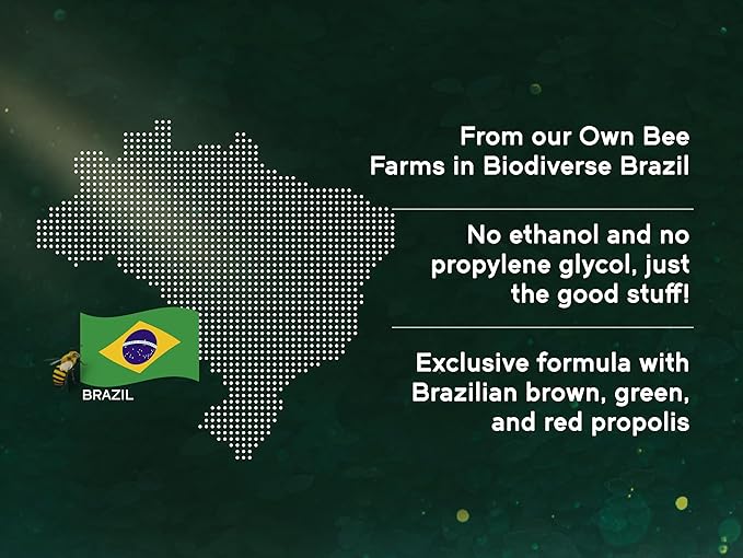 NaturaNectar - Red Bee Propolis Capsules - NSF Contents Certified Premium Brazilian Propolis - Gluten-Free Supplements with More Diverse Flavonoids & PWE - Sourced Through Ethical Beekeeping (60pcs.)