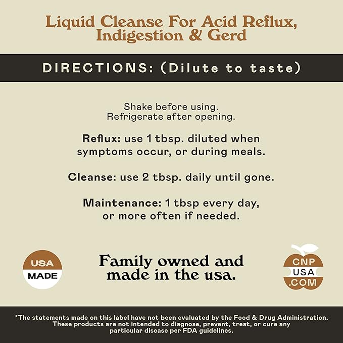Acid Reflux Complete 8oz - Natural Organic Liquid Heartburn, GERD, & Amish Reflux Relief Remedy & Medicine