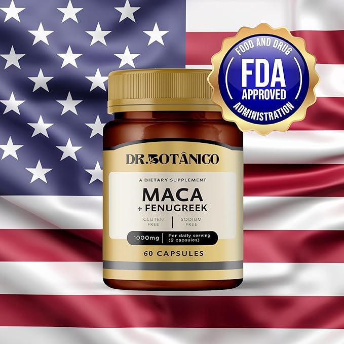 MACA + Fenugreek 1000MG 60 Capsules