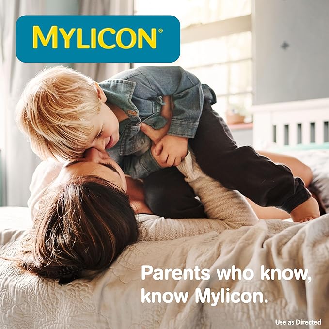 MYLICON Children's Tummy Relief for Kids, 24 Cherry Flavored Chewable Tablets