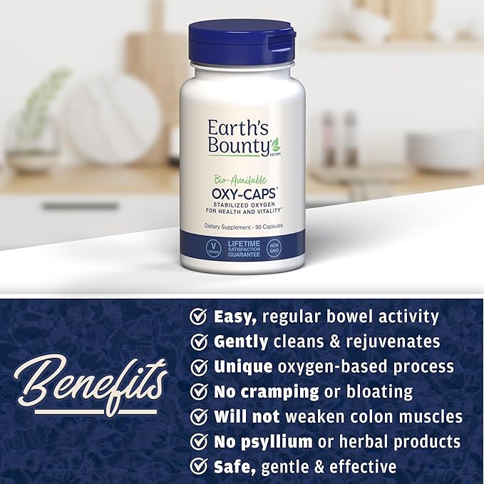 Earth's Bounty - Oxy-Cleanse Colon Conditioner - Gentle Colon Cleanse for Digestive Wellness - Constipation Relief - Natural Colon Detox - 75 Capsules