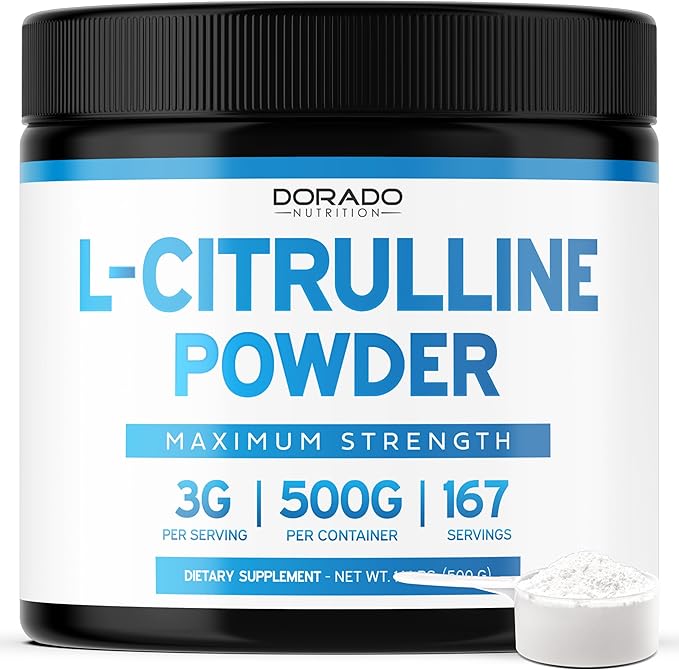 L Citrulline Powder Supplements (3g) Support L Arginine & Nitric Oxide Booster Powder - L-Citruline Supplements For Men & Women - Stamina , Endurance , Performance for Workouts - Vegan & USA Made