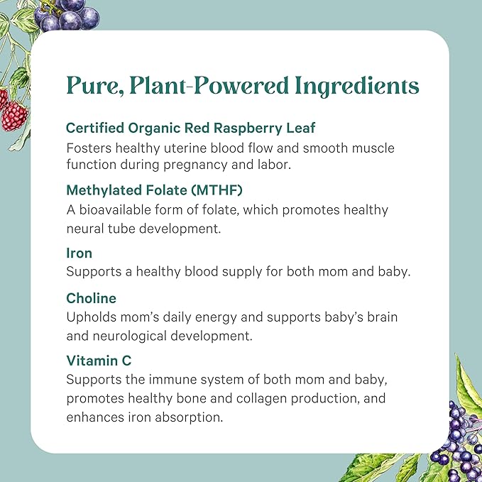 PURE SYNERGY PureNatal Prenatal Vitamins | Vegan Supplement Made with Organic Whole Foods | with Natural Iron, Folate, and Choline | for Pre-Conception, Pregnancy and Breastfeeding (120 Tablets)