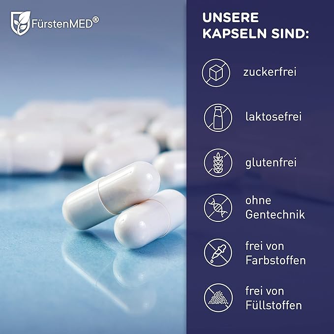 FürstenMED® Glucosamine Chondroitin MSM Supplement - Chondroitin & Glucosamine Nutritional Supplements for Bones & Normal Cartilage Health - Support Normal Joint Health with Vitamin C - 180 Capsules