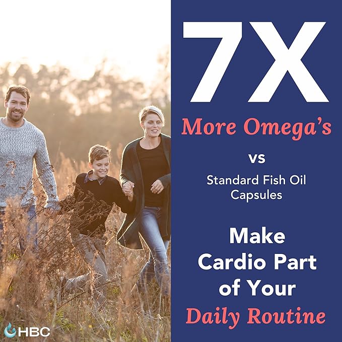 High Strength Omega 3 Fish Oil - 1000mg, Norwegian Salmon Oil with EPA & DHA, No Burping or Aftertaste, Omega 3 Fatty Acids Supplement for Eye, Brain & Heart, Triglyceride Form - 180 Capsules