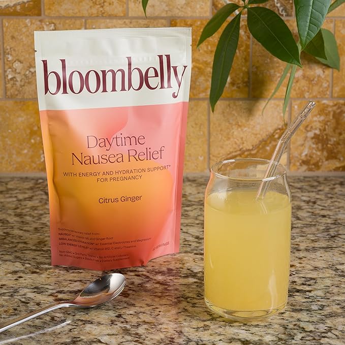 Morning Sickness + Nausea Relief. Electrolytes Hydration Support. Safe Energy Boost + Prenatal Vitamins with Magnesium, Vitamin b6. First Trimester Pregnancy Must Haves 60 Servings