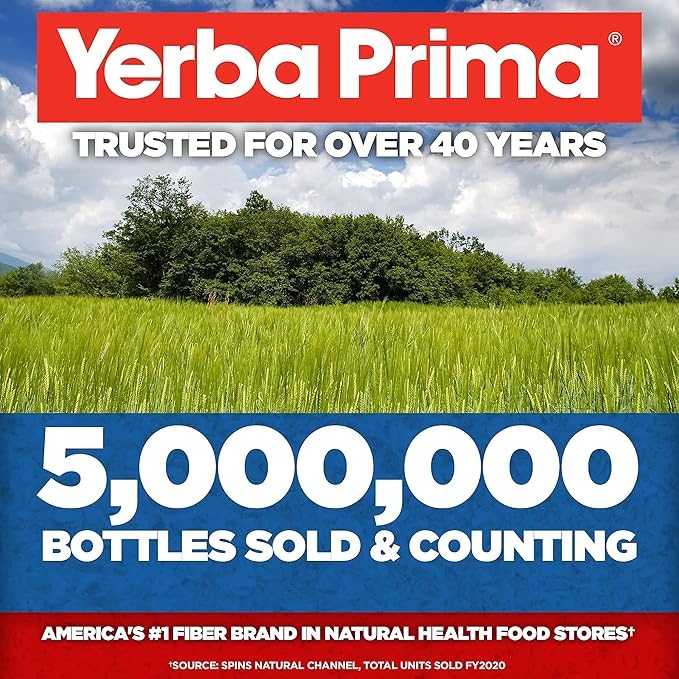 Yerba Prima Organic Psyllium Whole Husks Colon Cleanser - 20 oz - Natural Daily Dietary Fiber Supplement 20oz, Colon Cleanser, Regularity & Detox Cleansing Support, Gluten Free, Non GMO, Vegan