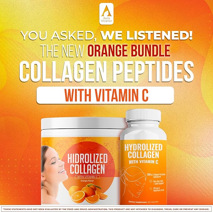 Hydrolyzed Collagen Powder Supplement | Promotes Hair, Nail, Skin, Bone, Joint Health, Gut Health | Hydrolyzed Grass Fed Collagen Peptides |Collagen for Women | 200gr (Bundle 2)