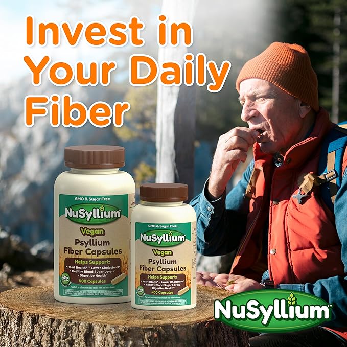 Psyllium Husk Powder USDA Organic, 21 Oz, Dietary Fiber Supplement with Brown Sugar, Helps Promote Digestive Health* Unflavored, 85 Servings
