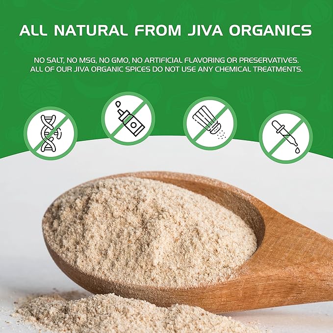 Jiva Organics Whole Psyllium Husk (Isabgol) 1.75 LB (28 Oz) Jumbo Bag - Non-GMO, Unflavored - Keto Friendly, Soluble Fiber