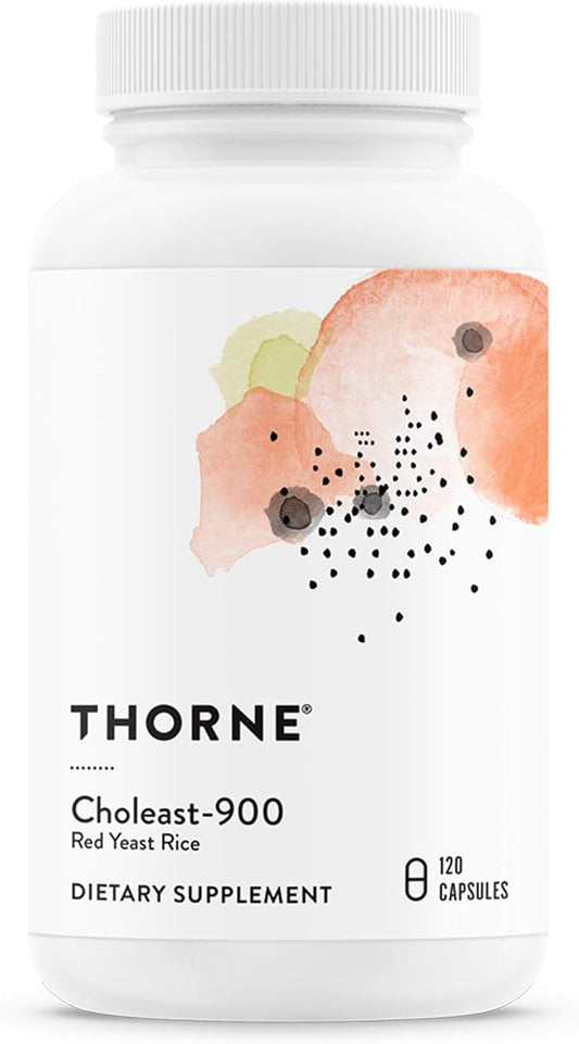 THORNE Choleast-900: Natural Red Yeast Rice Supplement for Heart & Cholesterol Health