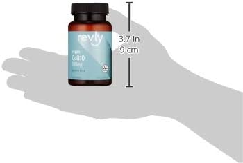 Amazon Brand - Revly Vegan CoQ10 100 mg - Normal Energy Production, Supports Cardiovascular Health, 2 Month Supply (60 Capsules) (Pack of 2)