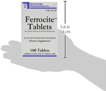 Ferrocite Tablets 100ct *Compare to Hemocyte* 324mg