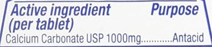 TUMS Ultra Strength Chewable Antacid Tablets for Heartburn Relief and Acid Indigestion Relief, Assorted Berries - 72 Count (Pack of 2)