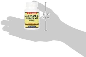 Optimum Glucosamine Sulfate KCL Capsules, 500 Mg, 60 Count