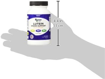 Zenesis Labs Lutein Vision Support - Essential Eye Vitamin - with Bilberry, Beta-Carotene, Zinc, Grapeseed & Other Minerals - 120 Capsules - 60 Day Supply