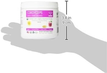 Om Organic Mushroom Superfood Powder, Cordyceps, 100 Servings, Energy and Endurance Support Supplement, 7.05 Ounce (Pack of 1)