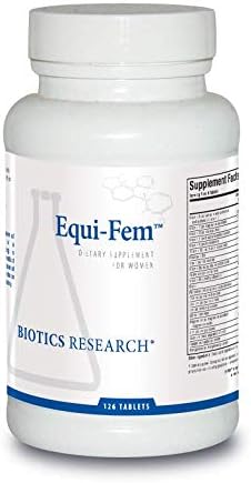 Biotics Research Equi Fem Multi-Vitamin Mineral Supplement for Women, High Dose Multi for Pre Menstrual Support, Hormonal Support, Black Cohosh, Dong Quai, Digestive Enzyme Support 126 Tablets