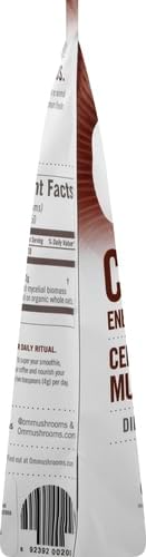 OM MUSHROOM SUPERFOOD Cordyceps Organic Mushroom Powder, 3.5 Ounce, 50 Servings, Energy, Power, Stamina and Endurance Support, Superfood Supplement for Sports Performance