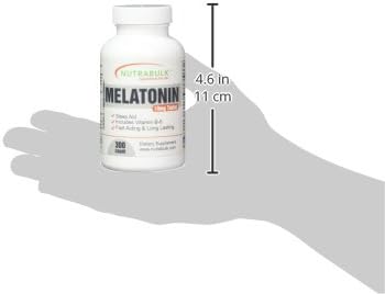 Melatonin 10 mg Tablets – Quick Release Natural Nighttime Sleep Aid for Adults. (300 Count)