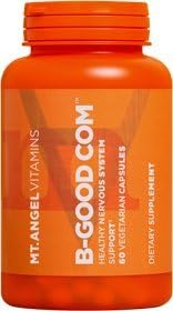 Mt. Angel Vitamins - B-Good Com (Vitamin B Complex), Healthy Nervous System Support (60 Vegetarian Capsules)