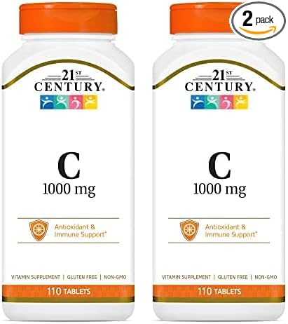 21st Century C 1000 mg Tablets 110 Count (Pack of 2)