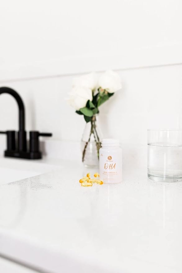 Promise Prenatal DHA - Pharmaceutical Grade Omega-3 DHA (3 Month Supply) Once-Daily Strawberry Flavored softgel with 290 mg of DHA. All Natural Prenatal DHA for Baby's Brain and Eye Development